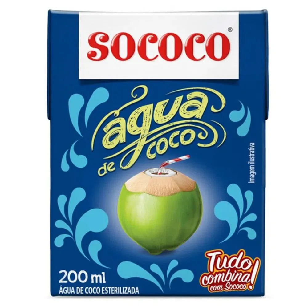 Água de Coco Sococo 200mL