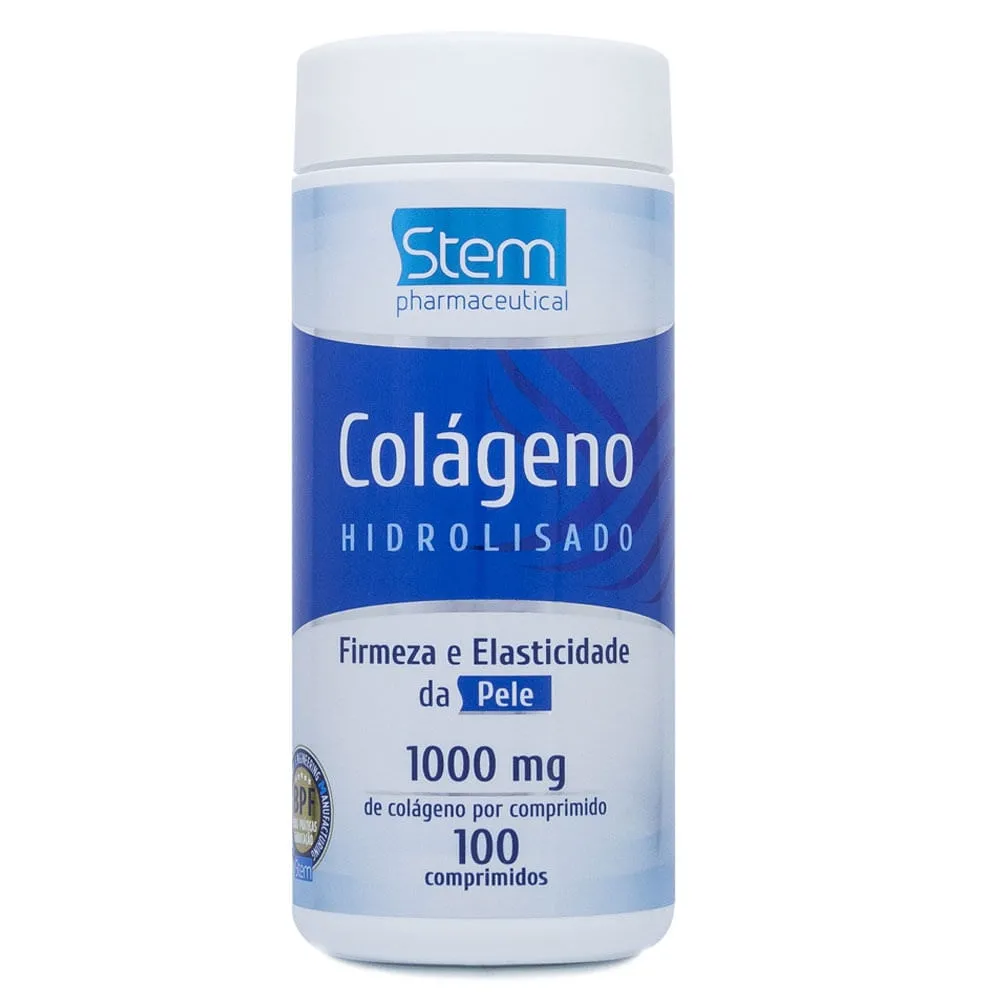 Colágeno Hidrolisado Stem 1000mg 100 Comprimidos