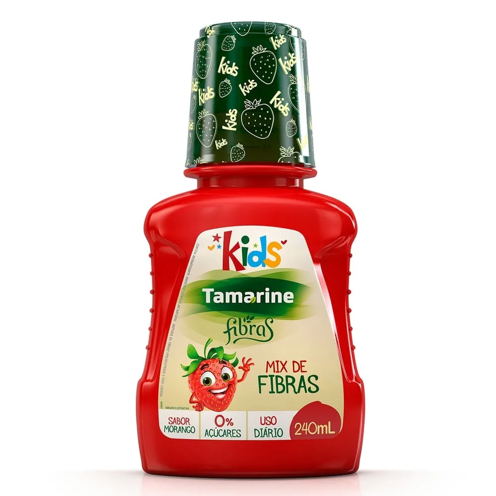 Tamarine Fibras Kids Morango Solução Oral 240ml