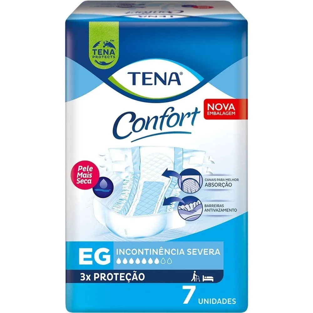 Fralda Geriátrica Tena Confort EG 7 unidades