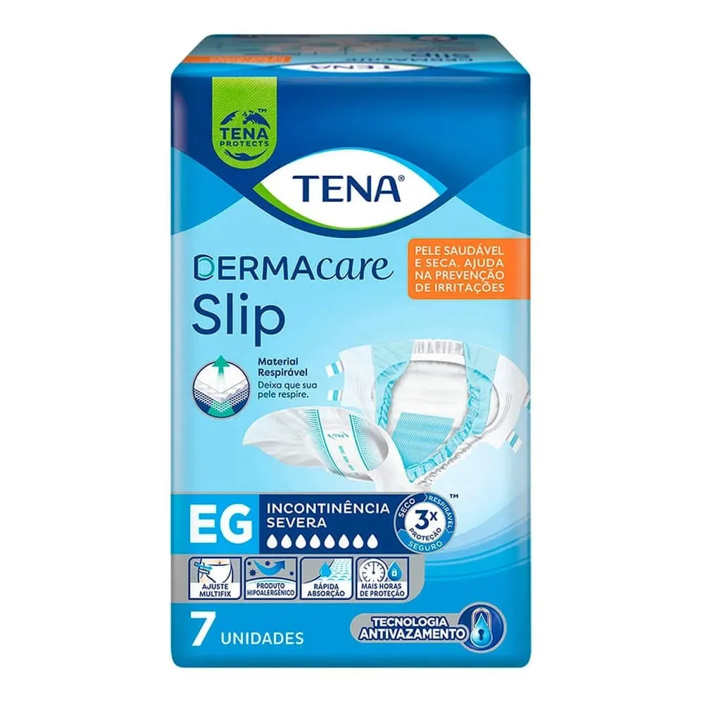 Fralda Geriátrica Tena Dermacare Eg 7unidades