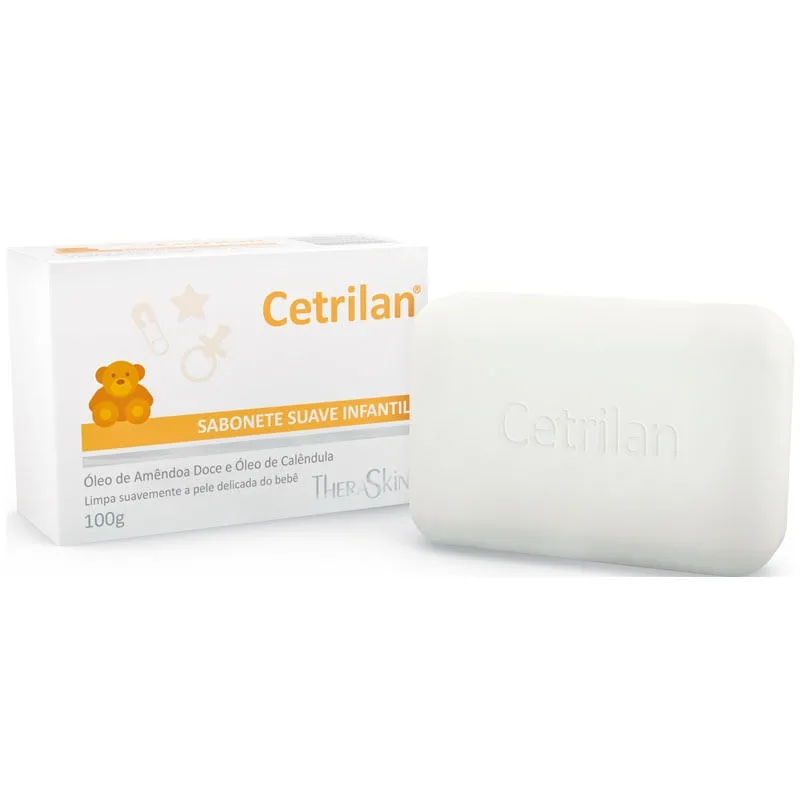 Sabonete em Barra Infantil Suave Cetrilan 100g