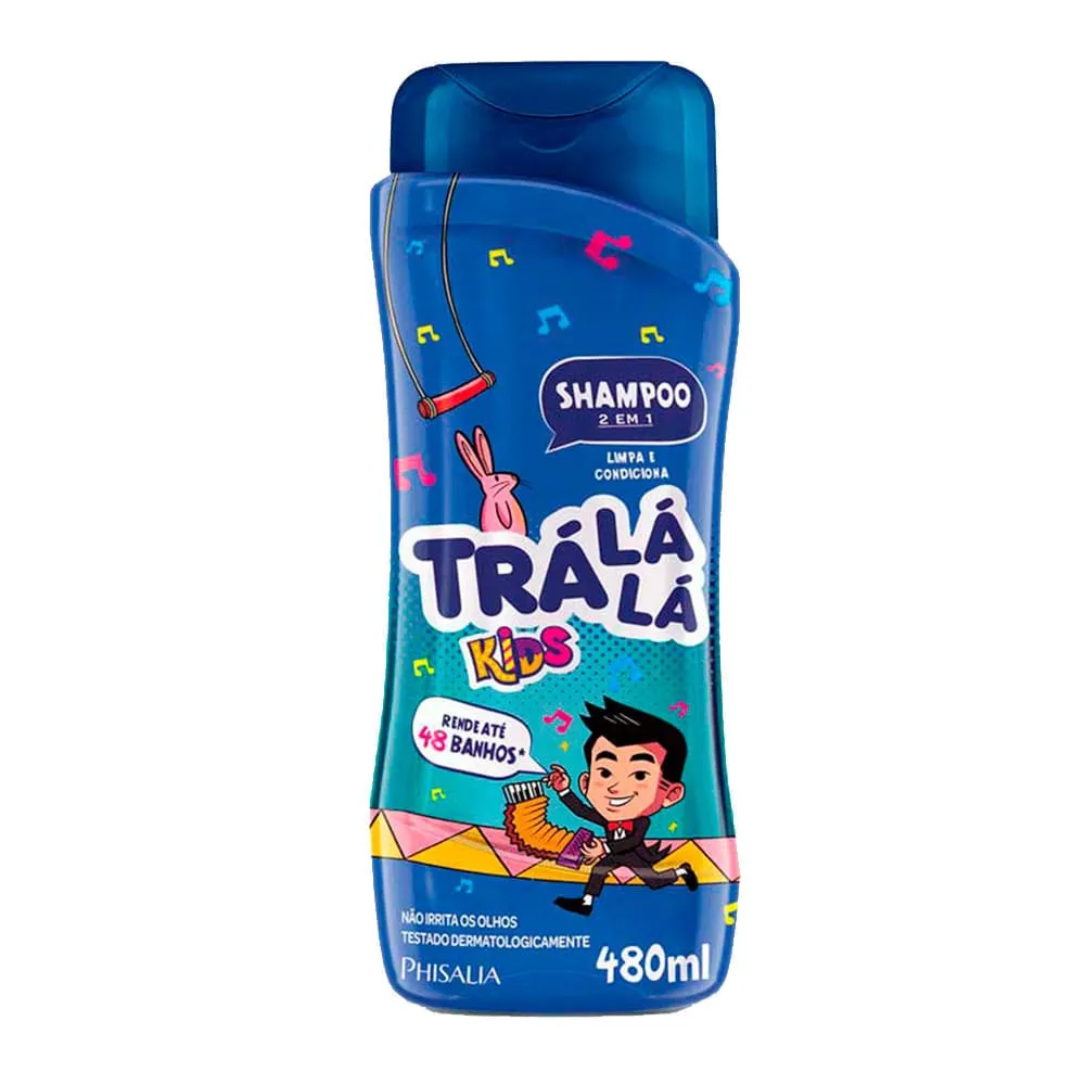 Shampoo Infantil Trá Lá Lá Kids 2 Em 1 480ml