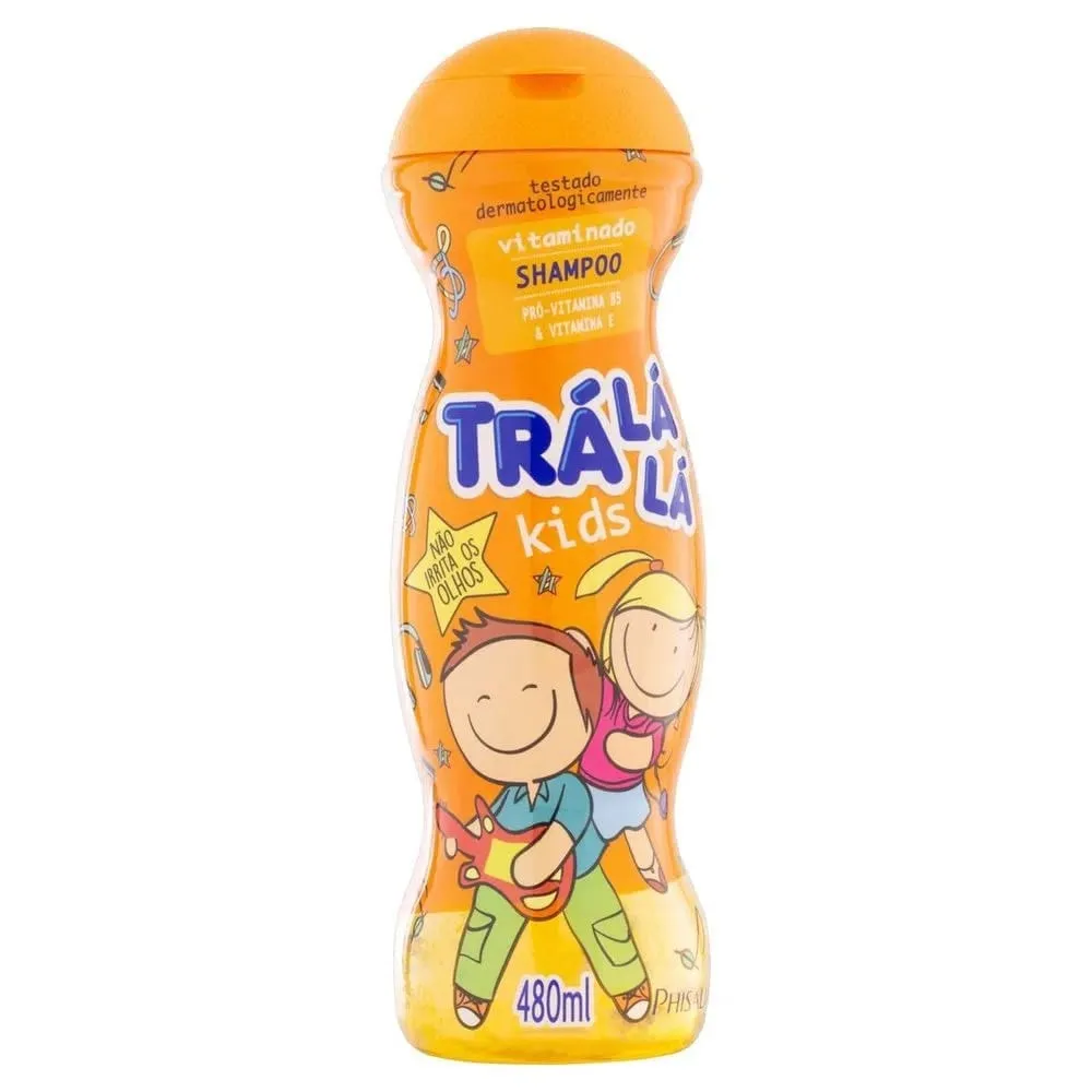 Shampoo Infantil Trá Lá Lá Kids Vitaminado 480ml