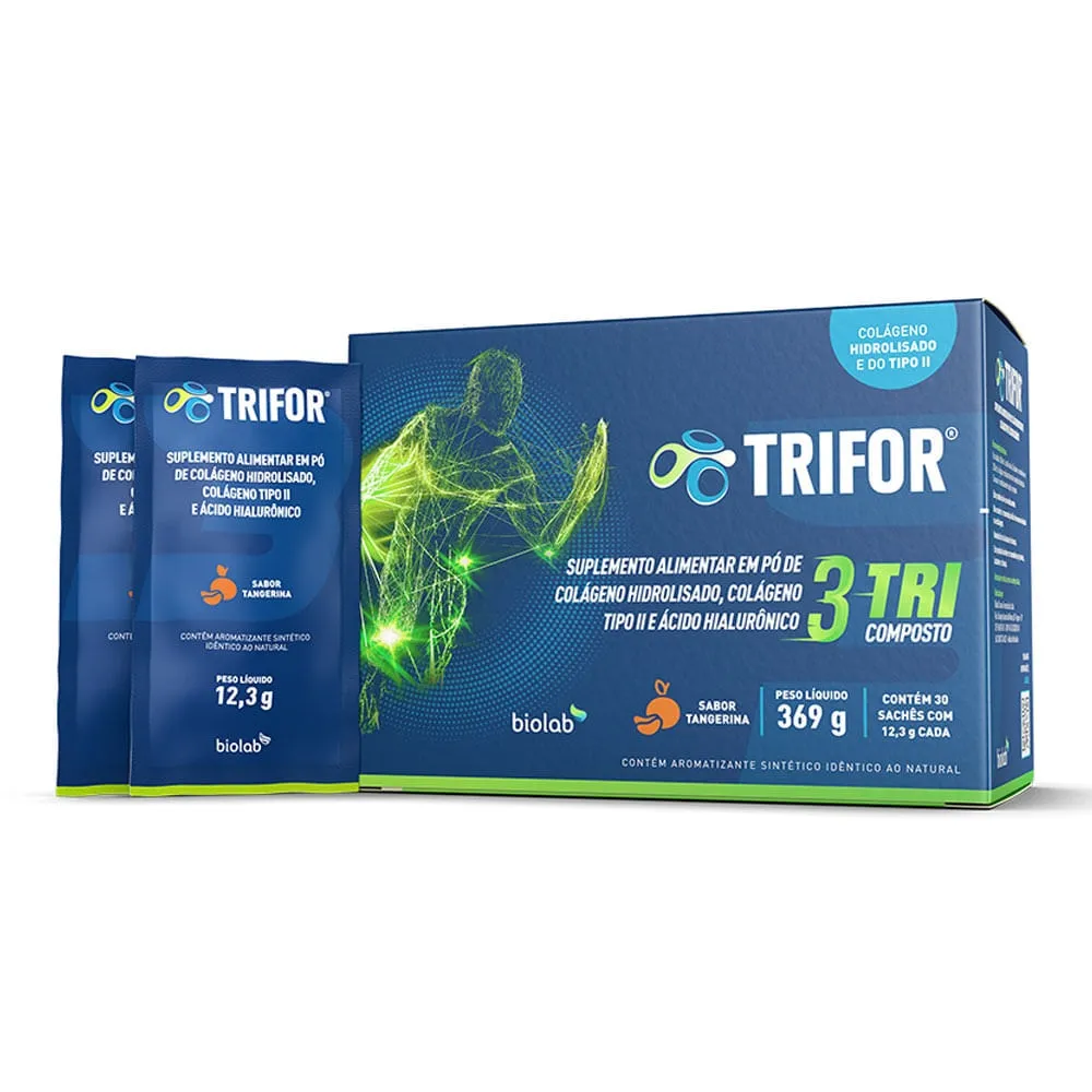 Trifor Tangerina 30 sachês de 12,3g