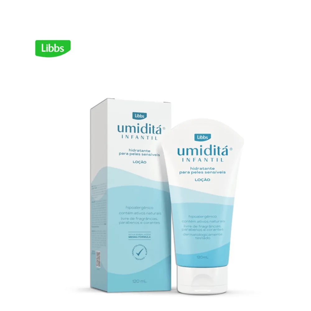 Umiditá Infantil Loção Hidratante Corporal Peles Sensíveis 120ml