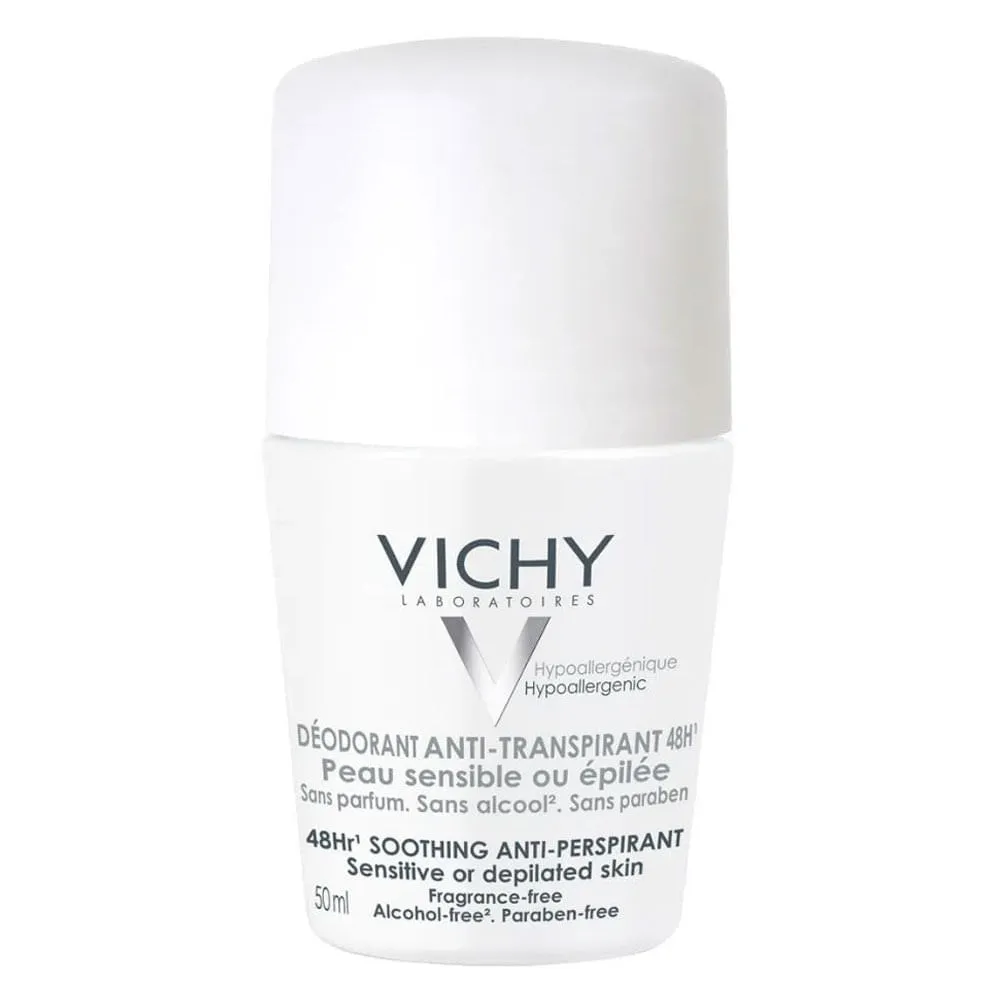 Desodorante Antitransp Rollon 48H Pele Sensível Vichy 50ml