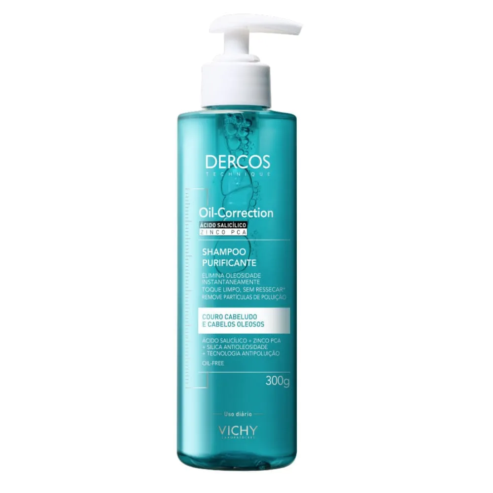 Dercos Shampoo Oil-Correction Purificante Vichy 300g