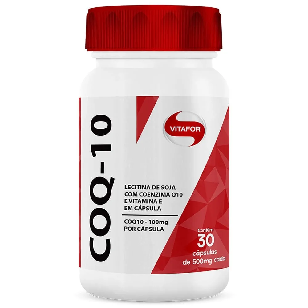 CoQ-10 Vitafor 30 Cápsulas (Lecitina de Soja+Coenzima Q10)