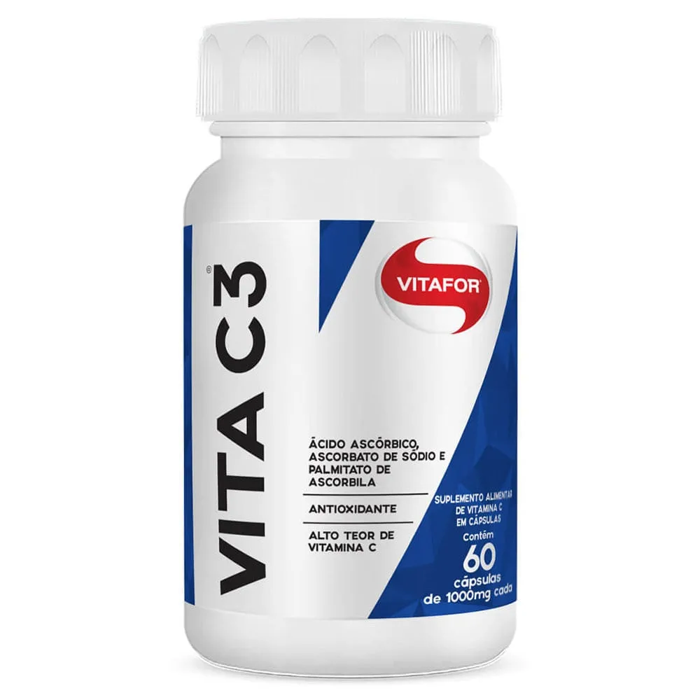 Vita C3 (Vitamina C) Vitafor 1000mg 60 Cápsulas