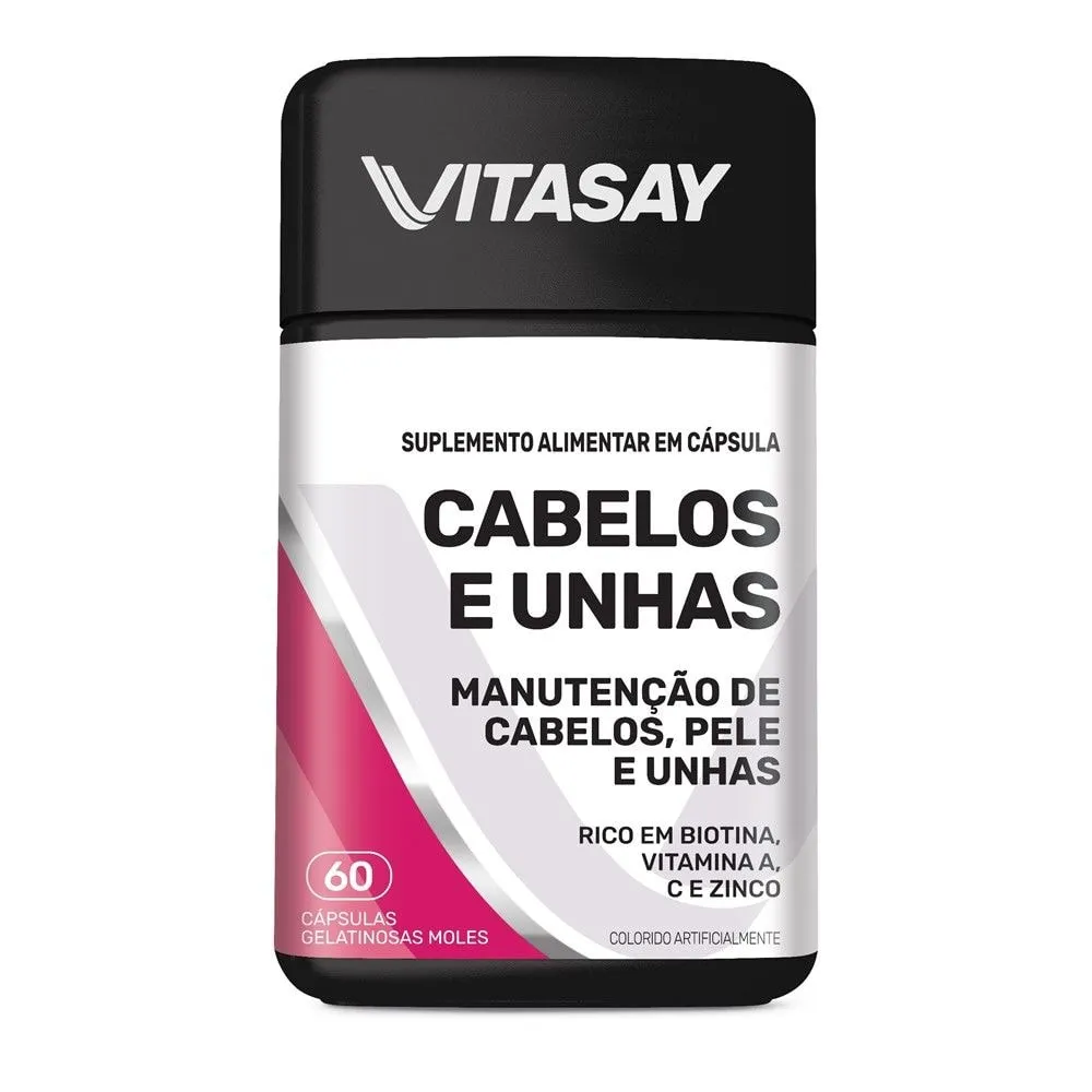 Vitasay Cabelos e Unhas 60 Comprimidos