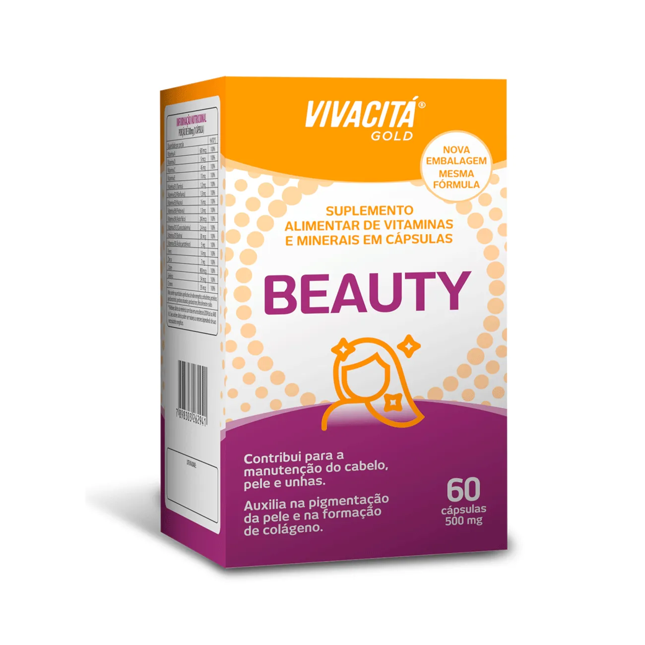 Vivacitá Gold Beauty 60 Comprimidos