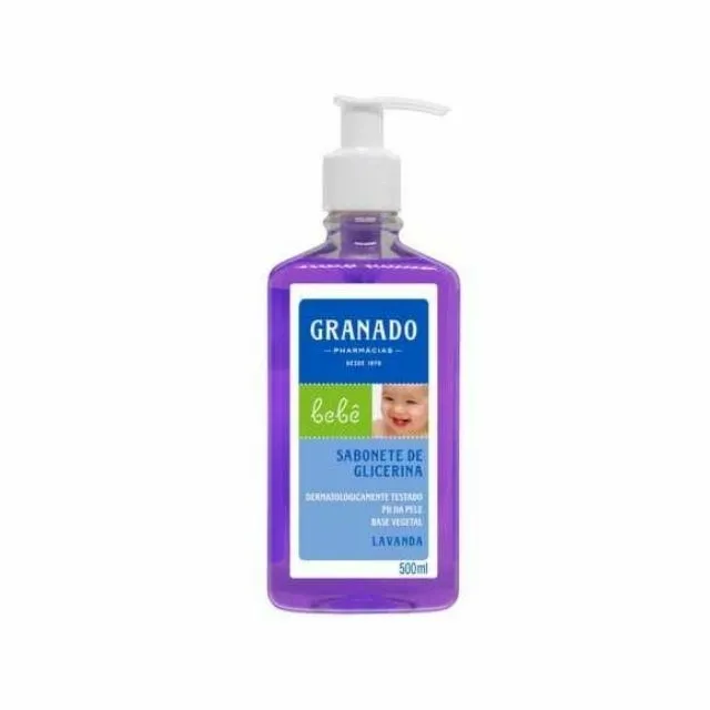 Sabonete Liquido Infantil Granado Bebê 500ml Lavanda
