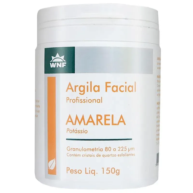 Argila Facial Amarela Natural WNF 150g