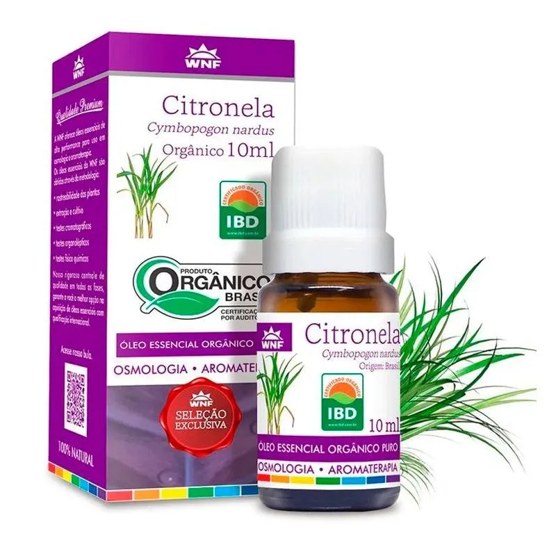 Óleo Essencial Citronela WNF 10ml