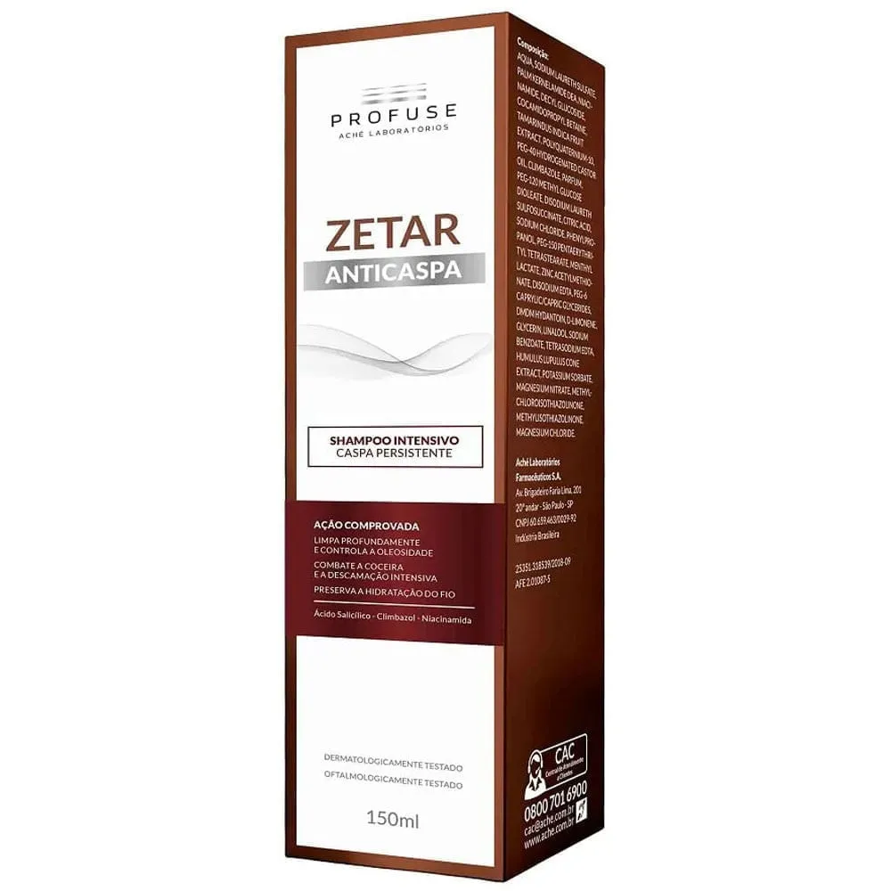 Profuse Zetar Shampoo Anticaspa Intensivo 150ml