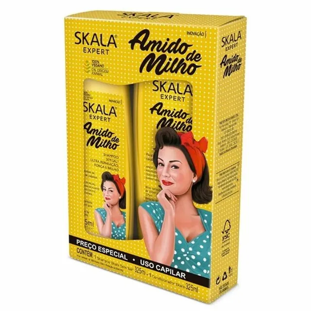 Shampoo + Condicionador Skala 325ml Amidinho De Milho