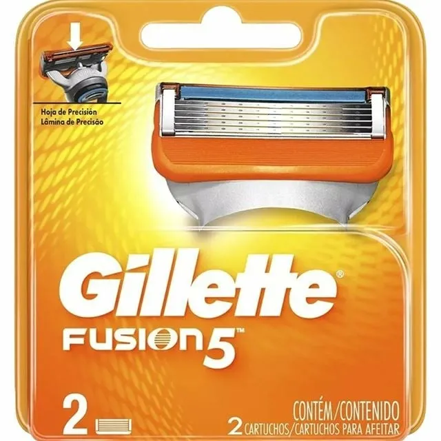 Carga Fusion Regular Gillette Simples c/ 2 Unidades