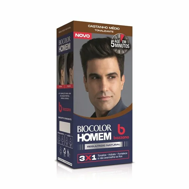 Tintura Biocolor Homem 60g Castanho Médio