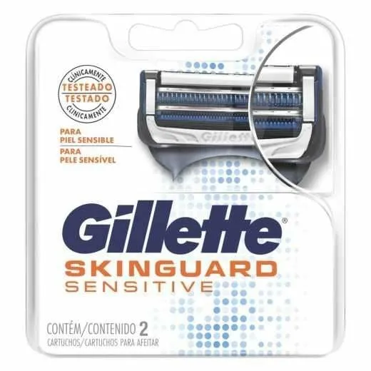 Carga Barbear Gillette Skinguard C/2 Sensitive