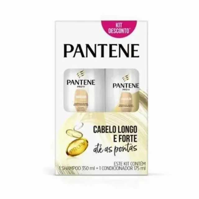 Kit Shampoo 350ml + Condicionador 175ml Hidratação Pantene Simples