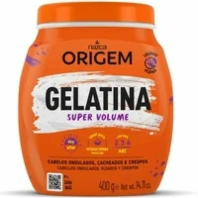 Gelatina Capilar Origem 400g Super Volume