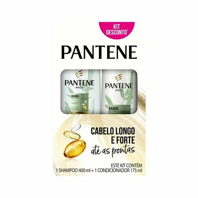Kit Pantene Shampoo Bambu 400ml + Condicionador Bambu 175ml