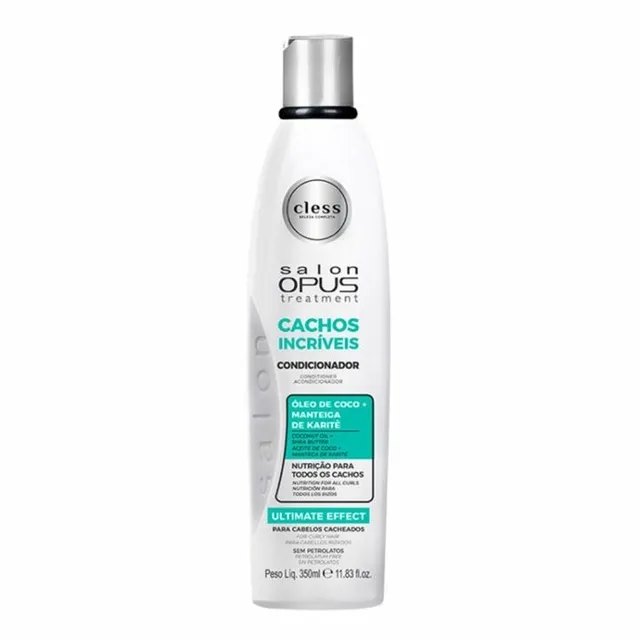 Condicionador Salon Opus 350ml Cachos + Óleo De Coco