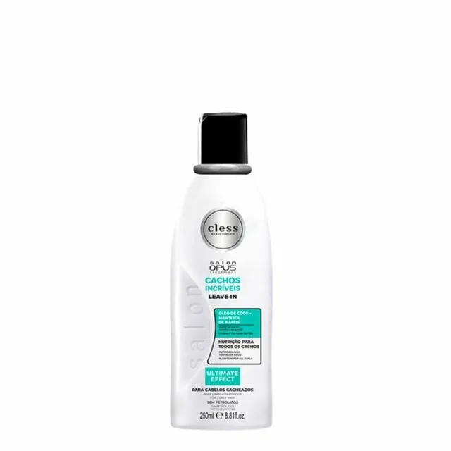 Leave In Salon Opus 250ml Cachos + Óleo De Coco