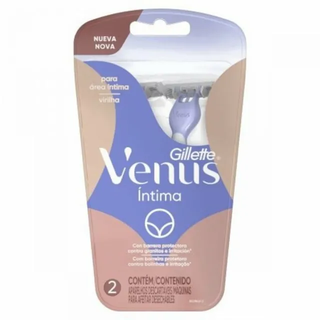 Aparelho de Depilação Gillette Venus Intima C/2 Unidades