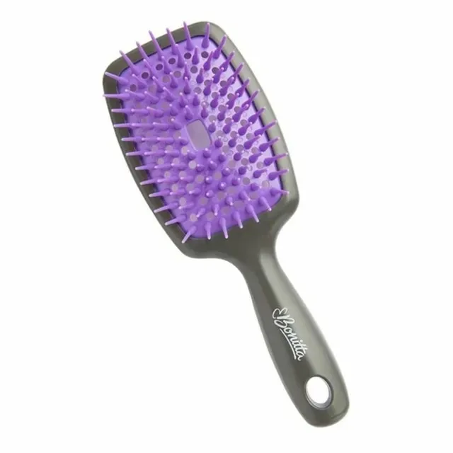 Escova De Cabelo Bonitta Raquete Pequena Uso Diário