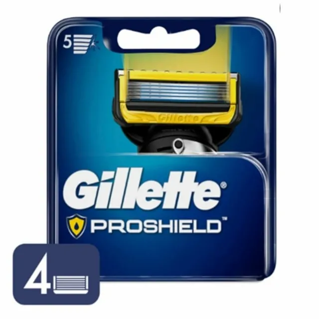 Gillette Carga Para Aparelho De Barbear Proshield 4 Unidades