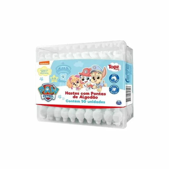 Haste Flexivel Topz Baby 50 Unidades Patrulha Canina