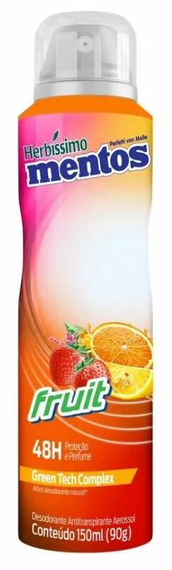 Desodorante Aero Herbissimo Mentos 300ml Fruit