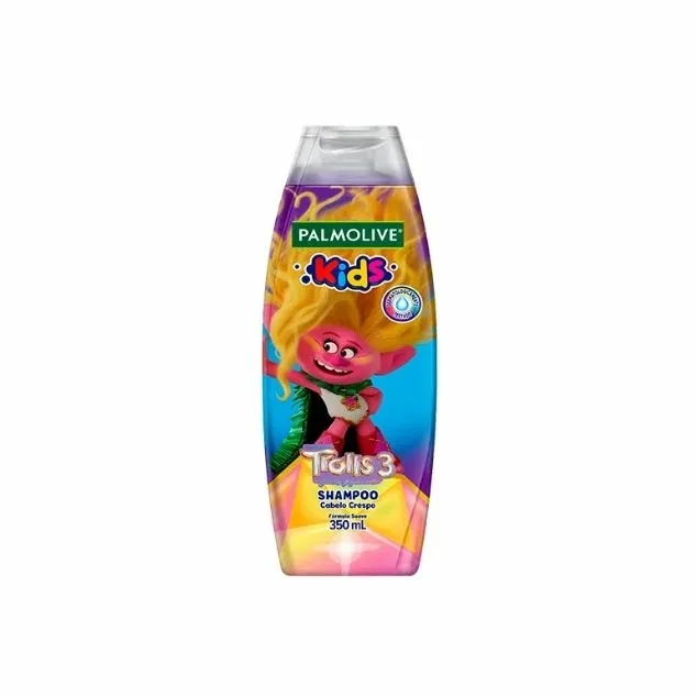 Shampoo Infantil Palmolive Naturals 350ml Trolls Crespo