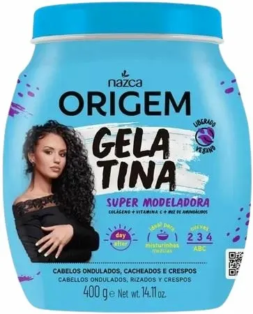 Gelatina Capilar Origem 400g Modeladora