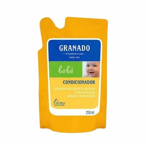 Condicionador Líquido Infantil Granado Bebê Refil 250ml Tradicional