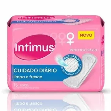 Protetor Diário Intimus Cuidado Avançado C/ 15 unidades