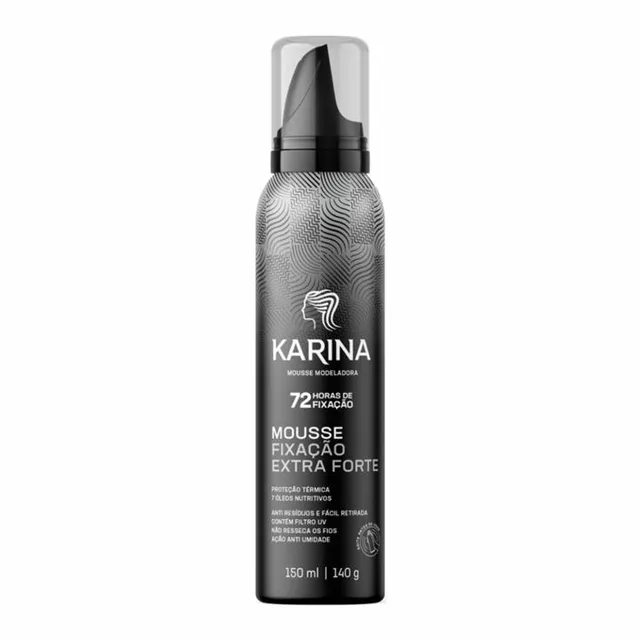 Mousse Karina Fixação 150ml Extra Forte