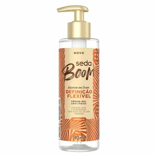 Sérum Gel Antifrizz Seda Boom Definição Flexível 190ml