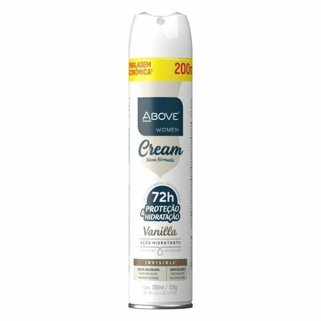 Desodorante Aerosol Above 200ml Cream Vanilla