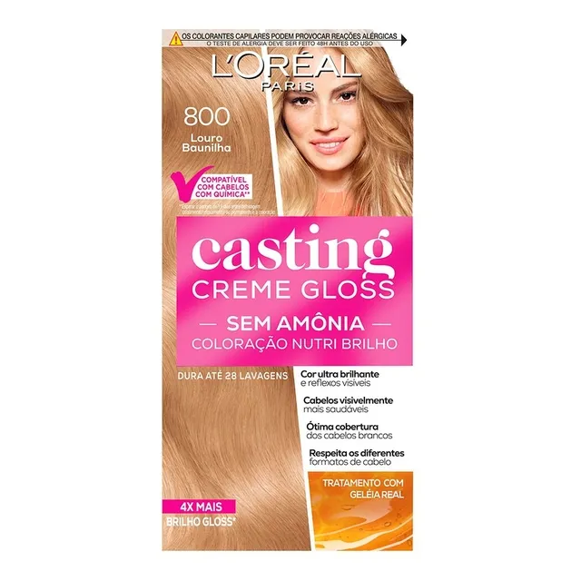 Loreal Coloração Casting Gloss 800 Louro Claro