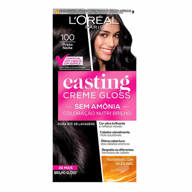 Loreal Coloração Casting Creme Gloss Preto 200
