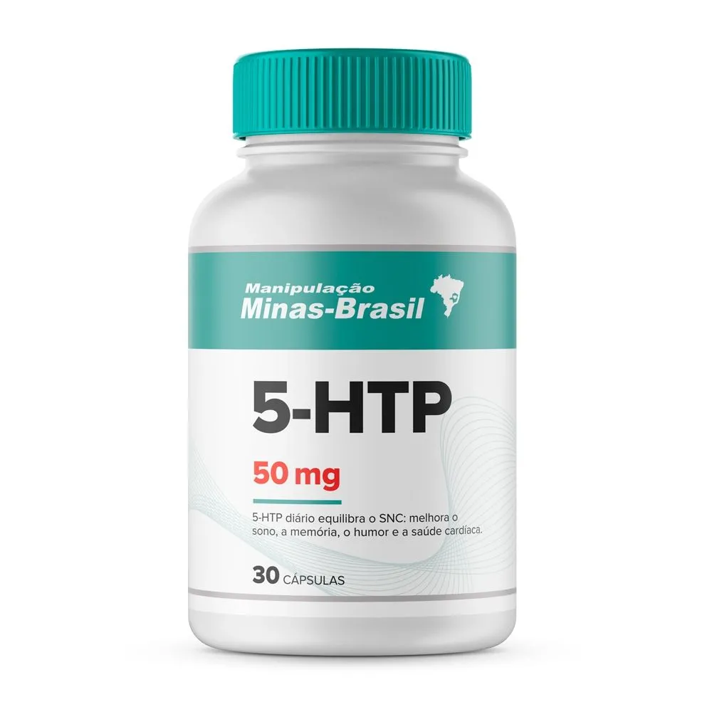 5 HTP (5 Hidroxitriptofano) 50MG com 30 Comprimidos