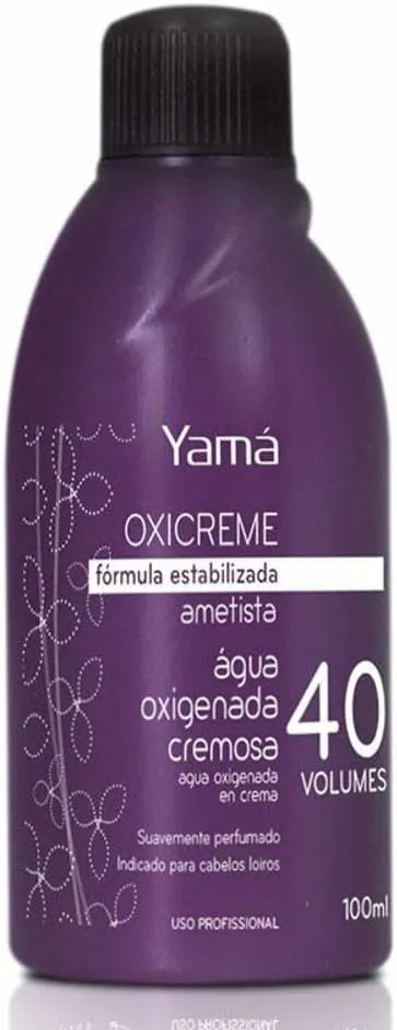 Água Oxigenada Creme Profissional Ametista 40 Vol Yamá 100ml