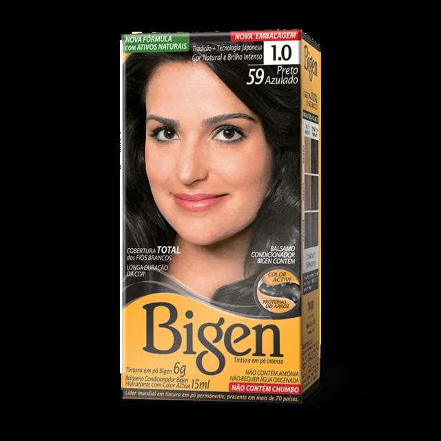 Tinta Bigen 6g 1.0 59 Preto Azulado