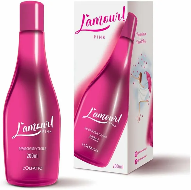 Gellus Deo Colônia Lamour Pink