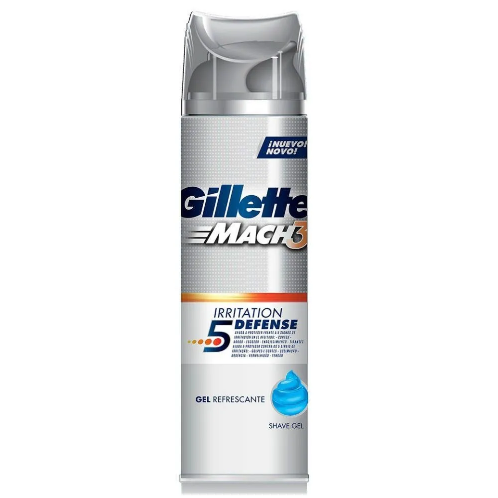 Gel para Barbear Gillette Prestobarba Mach 3 198g