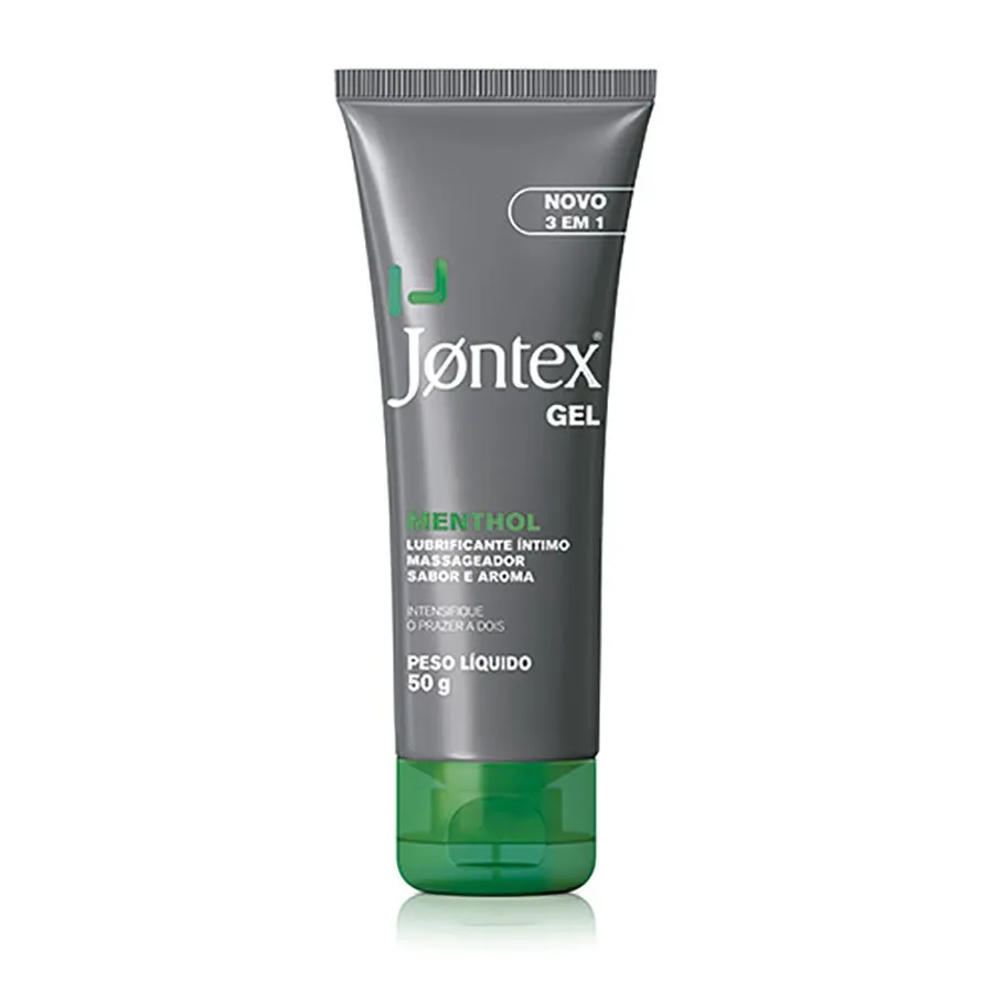 GEL LUBRIFICANTE ÍNTIMO JONTEX 3 EM 1 MENTHOL BISNAGA 50g