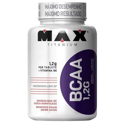 Suplemento Aminoácido Max Titanium Bcaa 1200 20 Tabletes